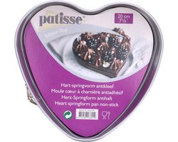 Patisse Silver-Top Springvorm Hart 20 cm Zilver
