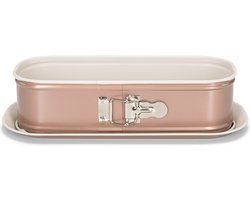 Patisse Springvorm - Anti-Aanbak - Vierkant - Rose Goud - 30 cm - Bakvorm - Cakevorm