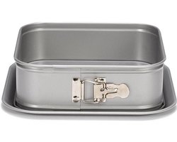 Patisse Springvorm Vierkant  24 Cm Staal Zilver- Cakevorm