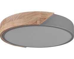 PATTANI - Plafondlamp - Grijs - Staal
