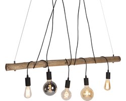 Paul Neuhaus dami - Hanglamp - 5 lichts - L 119 cm - Bruin