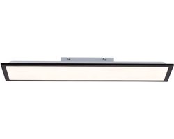 Paul Neuhaus - Plafondlamp Flat 80 x 25 cm zwart