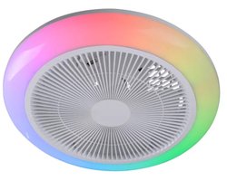 Paul Neuhaus - Plafondventilator Brenda Ø 46 cm RGB wit