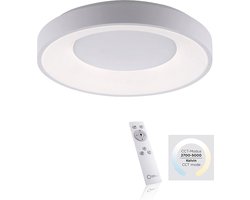 Paul Neuhaus steffie - Moderne LED Dimbare Plafondlamp met Dimmer - 1 lichts - Ø 500 mm - Wit - Woonkamer | Slaapkamer | Keuken