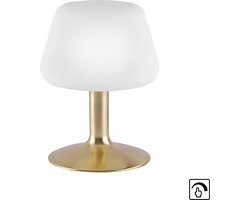 Paul Neuhaus tilly - Moderne LED Dimbare Tafellamp - 1 lichts - H 20 cm - Goud/messing - Woonkamer | Slaapkamer | Keuken
