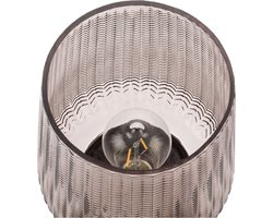 Pauleen LED-tafellamp Fancy Glamour E27 2700K 40lm 0,8W Taupe, Messing