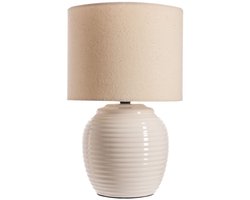 Pauleen LED Tafellamp Lovely Charm – E14 – Max. 20W – Woonkamer, Slaapkamer & Eetkamer – Beige/Creme