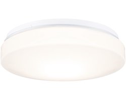 Paulmann Axin - Plafonniere - IP44 - max - 18W - 260mm - E27 - wit - 230V - kunststof