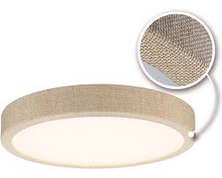 Paulmann Cosara LED Paneel - beige - rond - Plafonniere - IP44 - 15W - 3000K - 300mm