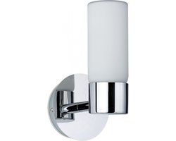 Paulmann Eleon - Wandlamp - Chroom - satijn - IP44 - metaal - glas - spatwaterdicht