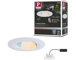 Paulmann LED Inbouwspot Calla – Wit Mat – IP65 – 5W – 400 lm – 230V – WhiteSwitch – Inbouwspot Badkamer