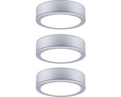 Paulmann Meubel Set Pukk 3x3,5W - 65mm - 3x210lm - 230V - rond - chroom mat
