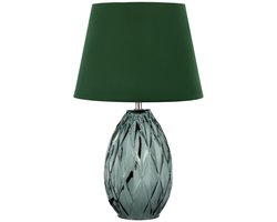 Paulmann Pauleen LED Tafellamp Crystal Velvet - E14 - Max. 20W - Woonkamer, Slaapkamer & Eetkamer - Groen