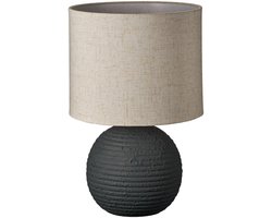Paulmann Pauleen LED Tafellamp Pure Beauty - E14 - Max. 20W - Woonkamer, Slaapkamer & Eetkamer - Antraciet/Wit
