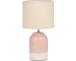 Paulmann Pauleen LED Tafellamp Sandy Glow - E14 - Max. 20W - Woonkamer, Slaapkamer & Eetkamer - Crème/Rose