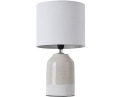 Paulmann Pauleen LED Tafellamp Sandy Glow - E14 - Max. 20W - Woonkamer, Slaapkamer & Eetkamer - Crème/Wit
