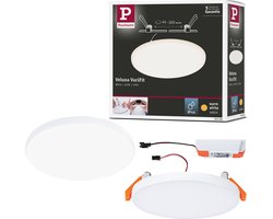 Paulmann Veluna - paneel - frameloos - VariFit - IP44 - Plafonniere - 3000K - 125mm