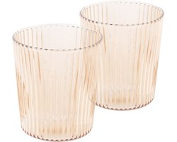 Paveau Bells Ribbed Waterglazen - 2 Stuks - Duurzaam Borosilicaatglas