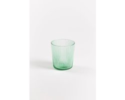 Paveau Bondi Ribbed Waterglazen - 2 Stuks - Duurzaam Borosilicaatglas