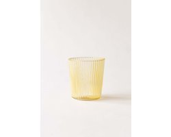 Paveau Waterglas Drinkglas Cable Geel - set van 6 stuks