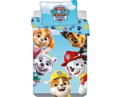 PAW Patrol BABY Dekbedovertrek, Heroes - 135 x 100 + 40 x 60 cm - Katoen