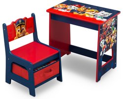 PAW Patrol - Bureau set Kind - Stoel en Bureau - Rood/Blauw