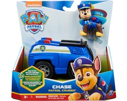 PAW Patrol - Chase's Patrol Cruiser - speelgoedauto met speelfiguur