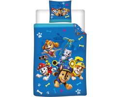 Paw Patrol Dekbedovertrek 140 x 200 cm +65X65cm – polyester