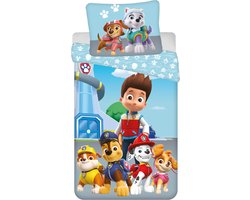 Paw Patrol dekbedovertrek 140 x 200 cm katoen