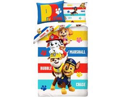 Paw Patrol dekbedovertrek dog tower 140 x 200 cm katoen
