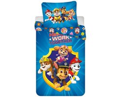 PAW Patrol Dekbedovertrek Hero's Work Together 140 x 200 cm - 65 x 65 cm