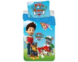 Paw Patrol dekbedovertrek Outside 140 x 200 cm - 63 x 63 cm - Polyester