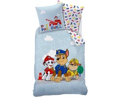 PAW Patrol Dekbedovertrek Patboy - 140 x 200 + 63 x 63 cm - Katoen
