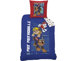 PAW Patrol Dekbedovertrek, Patou- 140 x 200 cm - Katoen
