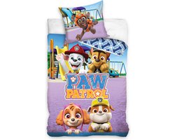 PAW Patrol Dekbedovertrek playground 140 x 200 cm - 70 x 90 cm