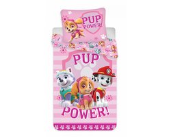 Paw Patrol dekbedovertrek Pup Power 140 x 200 cm - 70 x 90 cm (polyester)