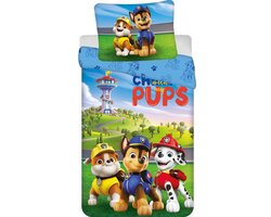 PAW Patrol Dekbedovertrek Pups - 140 x 200 cm + 70 x 90 cm - Polyester