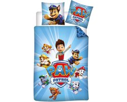 Paw Patrol Dekbedovertrek Team - 140 x 200 cm / 65 x 65 cm - Katoen