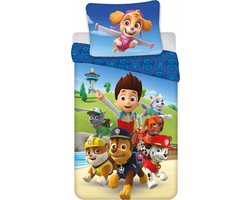 Paw Patrol dekbedovertrek team Patrol 140 x 200 cm - 70 x 90 cm - Polyester
