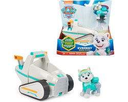 PAW Patrol - Everest's Sneeuwschuiver - speelgoedauto met speelfiguur - 71% gerecycled plastic - duurzaam speelgoed