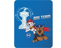 PAW Patrol Fleece deken One Team - 110 x 140 cm - Polyester