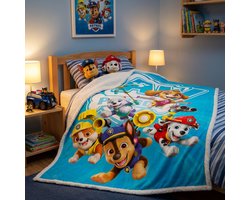 Paw Patrol fleece plaid 120 x 150 cm - polyester