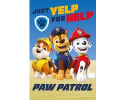 Paw Patrol Fleece plaid Yelp for help 100 x 150 cm