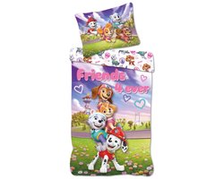 Paw Patrol Friends peuterdekbedovertrek - 100 x 135 cm