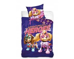 Paw Patrol Kinderbeddengoed 160x200 Katoen Dekbedovertrek Kussensloop