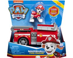 PAW Patrol - Marshall's Brandweerwagen - speelgoedauto met speelfiguur