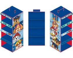 Paw Patrol Opbergmeubel Kinderen - Hoogwaardig en Stevig Karton - Opvouwbaar - Ruimtebesparend - Lichtgewicht en Ophangbaar (29x28x71 cm)