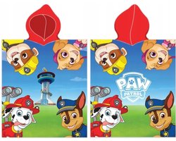 Paw Patrol Poncho 50x115cm Katoen Badponcho Peuter Jong Kind