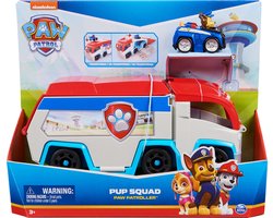 PAW Patrol - Pup Squad Patroller-teamvoertuig - Speelgoedauto met Chase-speelfiguur