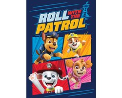Paw Patrol Roll fleece deken 100x140cm